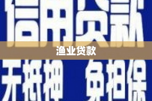 丁青渔业贷款