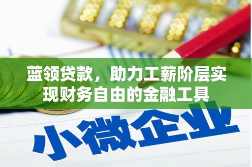 丁青蓝领贷款，助力工薪阶层实现财务自由的金融工具