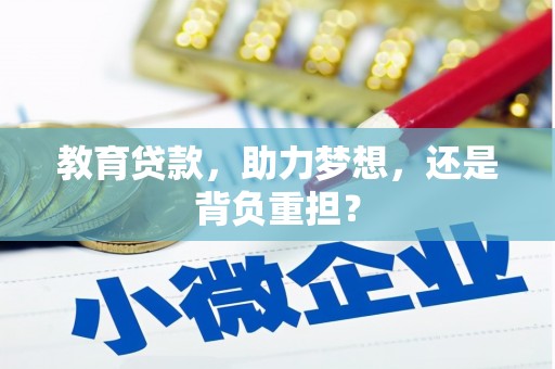 丁青教育贷款，助力梦想，还是背负重担？