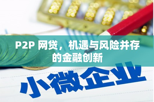 丁青P2P 网贷，机遇与风险并存的金融创新