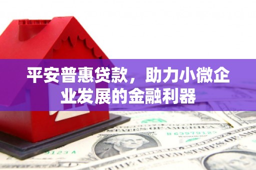 丁青平安普惠贷款，助力小微企业发展的金融利器