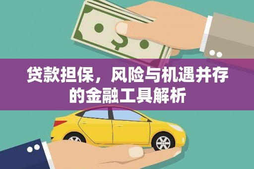 丁青贷款担保，风险与机遇并存的金融工具解析